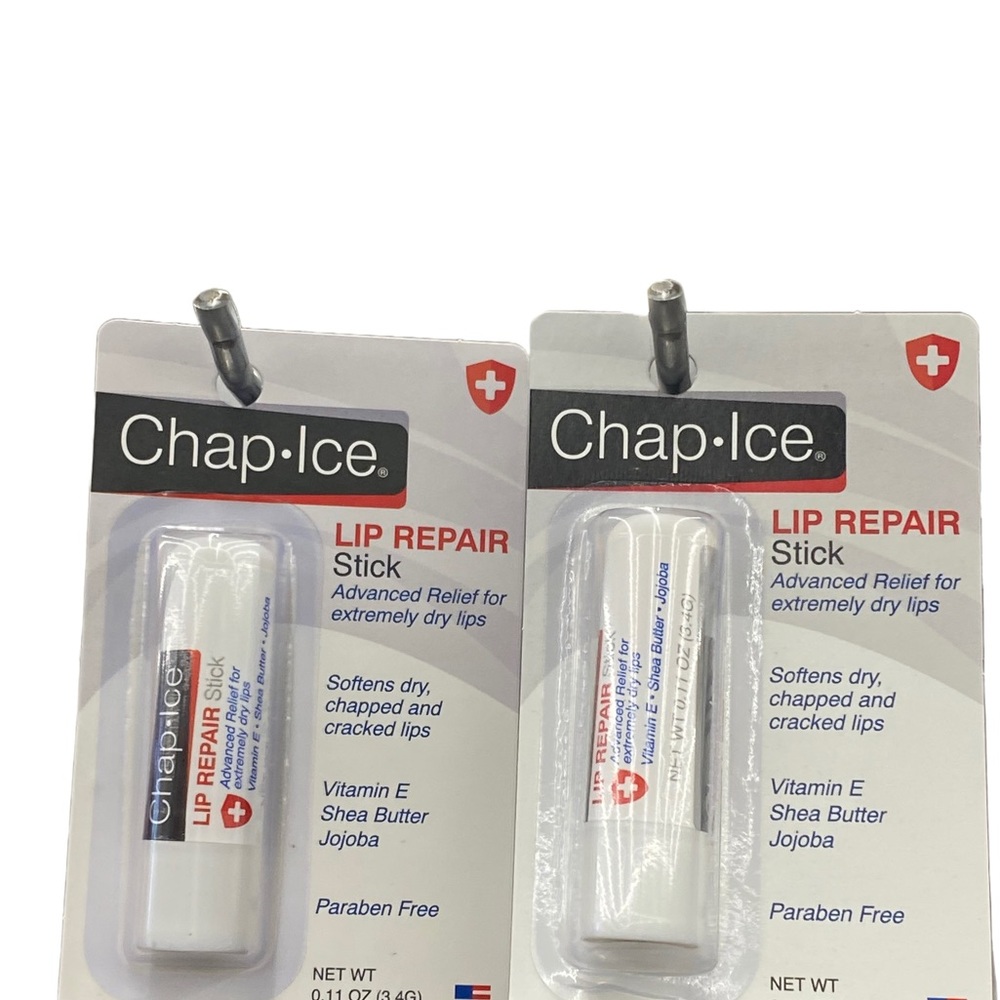 CHAP ICE Lip Repair stick Vitamin E shea butter jojoba Lot of 4 pcs